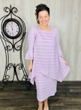 Feminine & Lace Tunic- Lavender