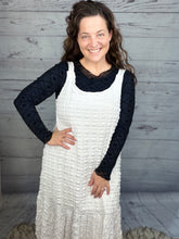 Black Bow Mesh Layering Style Top