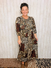 Missy Midi Length Animal Print Dress