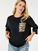 Sunshine Meets Leopard Pocket Top