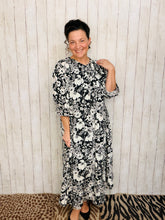 Power On The Day Dress-Black & White Class