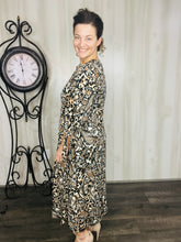 Miss Regina Animal Print Dress