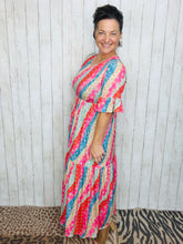 Mallory Colors of Summer Patchwork Dress