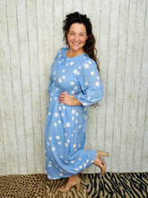 Kayla Blue Dot Dress