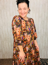 Lori Floral & Ruffle Dress