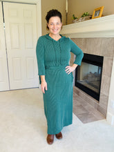 Adorable Lounge Dress-Hunter Green