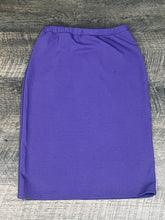 Laura Purple Pencil Style Skirt-Textured (REGULAR & PLUS)