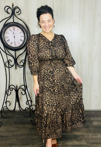 Katie Classic Leopard Dress