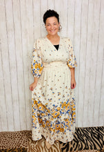 Day In the Park Cream Button Front Dress