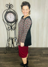 Calandra Floral & Black Tunic