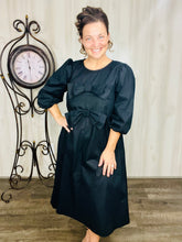 Misty Black & Bow Dress