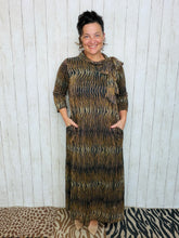 Animal Print & Sequin Overlay Dress