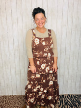 Fall Floral Ribbed Jumper