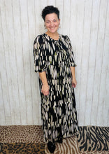 Missy Black & Olive Dress