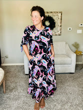 Regina Black & Paisley Dress