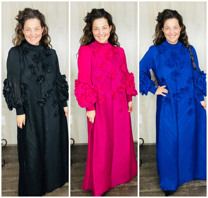 The Flower Dress- 8 Different Color Options!