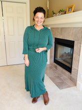 Adorable Lounge Dress-Hunter Green