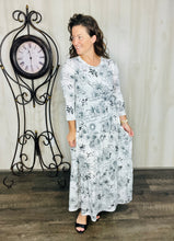 Tonya Tiered Dress-Ivory Floral