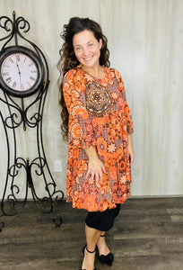 Fabulous Fall Rust Tunic