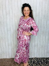 Janice Mauve Swirl Dress