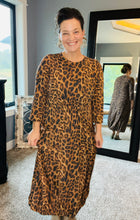 Take On The Day- Leopard Print Bubble Hem Dress