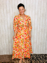 Peach Sophistication Zipper Dress