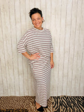 Marissa Ribbed Top- Rose Stripe