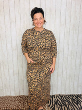 Marissa Ribbed Skirt- Leopard