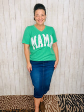 Mama Ribbed Top-Kelly Green