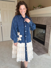 Jean & Lace Shirt Dress