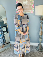 Tonya Marie Tiered Dress-Patchwork