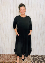 Handkerchief Dress- Black