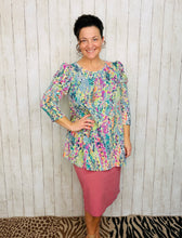 Purple Mix Wildflower Tunic