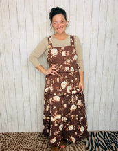 Fall Floral Ribbed Jumper