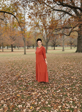 Tonya Marie Tiered Dress- Terra Cotta