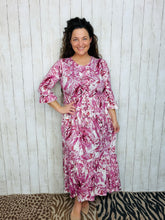 Janice Mauve Swirl Dress