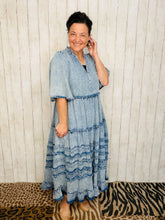 Light Chambray Maxi Dress