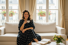 Mandy Bow Dress- Black & White