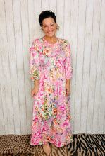 Missy Pink & Floral Dress