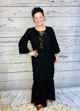 Rena Black & Leopard Dress