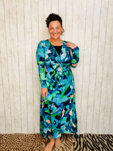 Blue Twist Dress