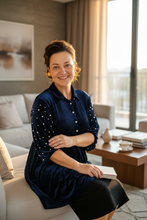 Velvet & Pearl Tunic Style- Black, Hunter Green or Navy