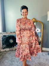 Flouncy Satin Tiered Dress