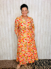 Peach Sophistication Zipper Dress