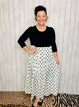 Tonya Black & White Polkadot Dress