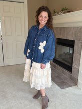 Jean & Lace Shirt Dress