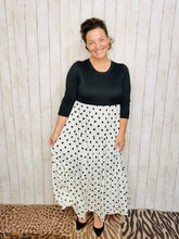 Tonya Black & White Polkadot Dress