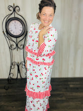 Amanda Cherry & Red Checkered Dress