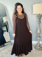 Lenora Textured Jumper- Brown