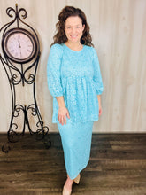 Daisy & Lace Tunic- Ice Blue, Navy or Coral Pink